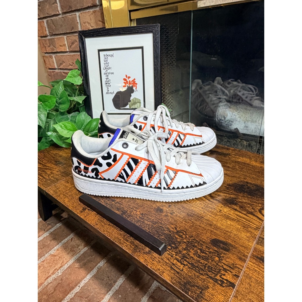 Adidas Superstar x Ruck Mnisi OT Tech Women Zebra Print GW0523 Size 8.5